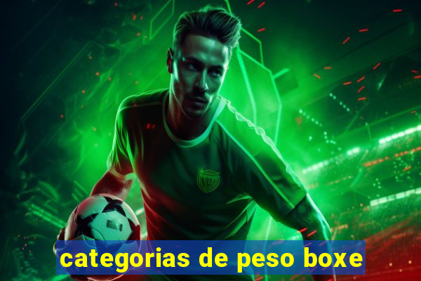 categorias de peso boxe